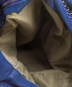 Promo 🤩 Stella McCartney Blue Faux Leather Falabella Hobo For 👩 Women 🎉 -Stella McCartney Shop luxury women stella mccartney used handbags p132988 0007