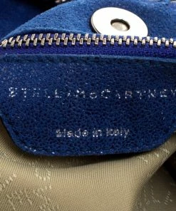 Promo 🤩 Stella McCartney Blue Faux Leather Falabella Hobo For 👩 Women 🎉 -Stella McCartney Shop luxury women stella mccartney used handbags p132988 0008