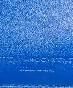 Best Pirce ⭐ Stella McCartney Blue Faux Suede Falabella Phone Wallet On Chain For 👩 Women 🔔 -Stella McCartney Shop luxury women stella mccartney used handbags p134571 008