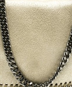 Cheap 👏 Stella McCartney Cream Leather Falabella Crossbody Bag For 👩 Women 🔔 -Stella McCartney Shop luxury women stella mccartney used handbags p137397 0005