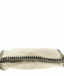 Cheap 👏 Stella McCartney Cream Leather Falabella Crossbody Bag For 👩 Women 🔔 -Stella McCartney Shop luxury women stella mccartney used handbags p137397 0006