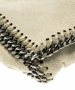 Cheap 👏 Stella McCartney Cream Leather Falabella Crossbody Bag For 👩 Women 🔔 -Stella McCartney Shop luxury women stella mccartney used handbags p137397 0010