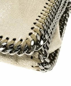 Cheap 👏 Stella McCartney Cream Leather Falabella Crossbody Bag For 👩 Women 🔔 -Stella McCartney Shop luxury women stella mccartney used handbags p137397 0011