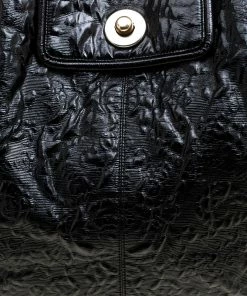 Outlet 🔔 Stella McCartney Black 🧥 Coated Fabric Shoulder Bag For 👩 Women 🧨 -Stella McCartney Shop luxury women stella mccartney used handbags p137653 005