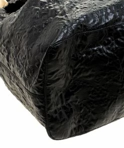 Outlet 🔔 Stella McCartney Black 🧥 Coated Fabric Shoulder Bag For 👩 Women 🧨 -Stella McCartney Shop luxury women stella mccartney used handbags p137653 010