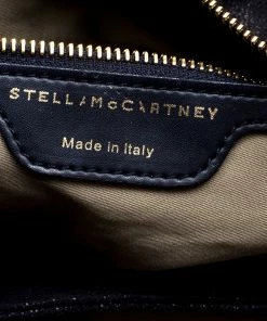 Brand new 😉 Stella McCartney Dark Blue Faux Suede Tote For 👩 Women 🎁 -Stella McCartney Shop luxury women stella mccartney used handbags p137863 008