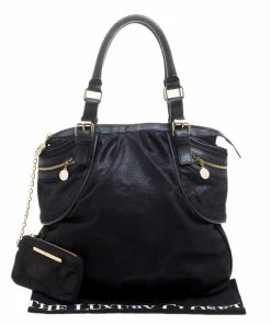 Brand new 😉 Stella McCartney Dark Blue Faux Suede Tote For 👩 Women 🎁 -Stella McCartney Shop luxury women stella mccartney used handbags p137863 009