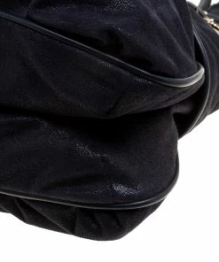 Brand new 😉 Stella McCartney Dark Blue Faux Suede Tote For 👩 Women 🎁 -Stella McCartney Shop luxury women stella mccartney used handbags p137863 011