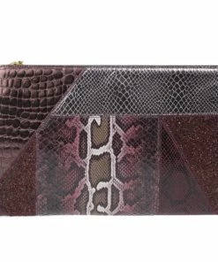 Best reviews of 😍 Stella McCartney Red Faux Leather Patchwork Oversized Waverley Clutch For 👩 Women 🎉
