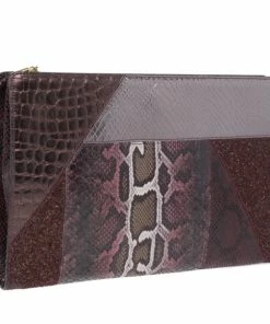 Best reviews of 😍 Stella McCartney Red Faux Leather Patchwork Oversized Waverley Clutch For 👩 Women 🎉 -Stella McCartney Shop luxury women stella mccartney used handbags p14144 003