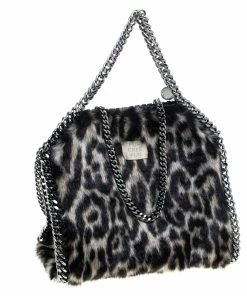 Top 10 🤩 Stella McCartney Beige Faux Fur Mini Falabella Tote For 👩 Women 🤩 -Stella McCartney Shop luxury women stella mccartney used handbags p143809 0003