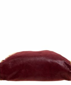 Wholesale ⌛ Stella McCartney Burgundy Faux Leather Large Falabella Tote For 👩 Women ✔️ -Stella McCartney Shop luxury women stella mccartney used handbags p149523 0006