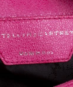 Cheapest 😉 Stella McCartney Pink Faux Leather Embellished Falabella Crossbody Bag For 👩 Women 😉 -Stella McCartney Shop luxury women stella mccartney used handbags p150135 0008
