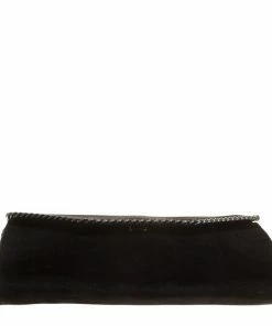 Top 10 💯 Stella McCartney Black Velvet Falabella Shoulder Bag For 👩 Women 🤩 -Stella McCartney Shop luxury women stella mccartney used handbags p156715 0006