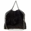 Promo 🛒 Stella McCartney Black Sequins And Velvet Small Falabella Tote For 👩 Women ⭐