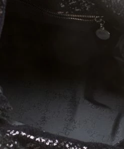 Promo 🛒 Stella McCartney Black Sequins And Velvet Small Falabella Tote For 👩 Women ⭐ -Stella McCartney Shop luxury women stella mccartney used handbags p159175 0008