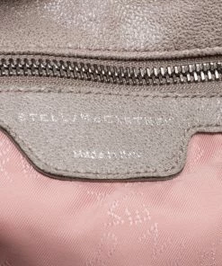 Best Sale 🎉 Stella McCartney Grey Faux Leather Large Falabella Tote For 👩 Women 🔔 -Stella McCartney Shop luxury women stella mccartney used handbags p165077 001