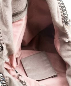 Best Sale 🎉 Stella McCartney Grey Faux Leather Large Falabella Tote For 👩 Women 🔔 -Stella McCartney Shop luxury women stella mccartney used handbags p165077 002