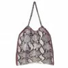 Promo 😉 Stella McCartney Animal Chalk Falabella Faux Snakeskin Tote For 👩 Women ⌛ -Stella McCartney Shop luxury women stella mccartney used handbags p16787 001