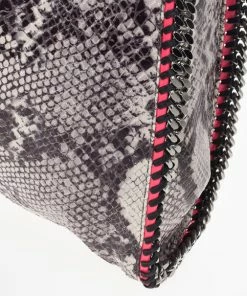 Promo 😉 Stella McCartney Animal Chalk Falabella Faux Snakeskin Tote For 👩 Women ⌛ -Stella McCartney Shop luxury women stella mccartney used handbags p16787 007