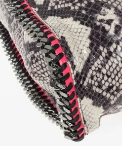 Promo 😉 Stella McCartney Animal Chalk Falabella Faux Snakeskin Tote For 👩 Women ⌛ -Stella McCartney Shop luxury women stella mccartney used handbags p16787 012