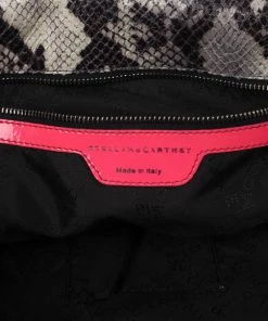 Promo 😉 Stella McCartney Animal Chalk Falabella Faux Snakeskin Tote For 👩 Women ⌛ -Stella McCartney Shop luxury women stella mccartney used handbags p16787 014