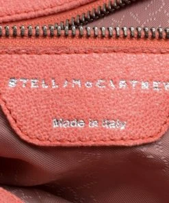 Wholesale 😍 Stella McCartney Coral Faux Leather Small Falabella Tote For 👩 Women 🔔 -Stella McCartney Shop luxury women stella mccartney used handbags p168077 001