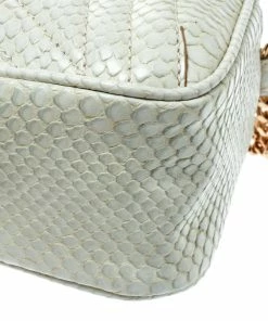 Cheap 👍 Stella McCartney Off White Faux Python Star Crossbody Bag For 👩 Women 💯 -Stella McCartney Shop luxury women stella mccartney used handbags p180984 003