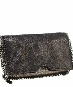 Discount 💯 Stella McCartney Black Falabella Clutch For 👩 Women 🤩 -Stella McCartney Shop luxury women stella mccartney used handbags p184906 006