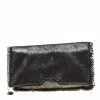 Discount 💯 Stella McCartney Black Falabella Clutch For 👩 Women 🤩