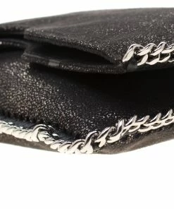 Discount 💯 Stella McCartney Black Falabella Clutch For 👩 Women 🤩 -Stella McCartney Shop luxury women stella mccartney used handbags p184906 008