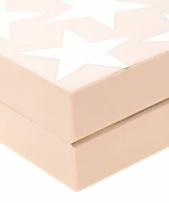 Outlet 🤩 Stella McCartney Blush Pink Plexiglass Stars Clutch For 👩 Women 👍 -Stella McCartney Shop luxury women stella mccartney used handbags p185868 010