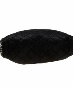 Best Pirce 🥰 Stella Mccartney Black Quilted Faux Leather Falabella Shaggy Deer Tote For 👩 Women ⌛ -Stella McCartney Shop luxury women stella mccartney used handbags p186067 012