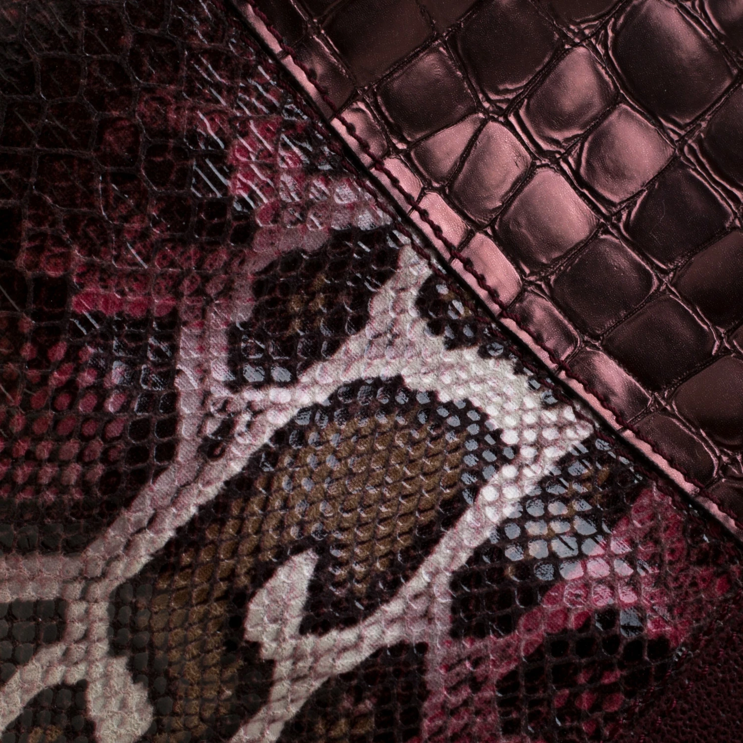 Wholesale โค๏ธ Stella McCartney Burgundy Faux-Python And Crocodile Embossed Leather Falabella Tote Bag For ๐ฉ Women ๐ 7 Wholesale โค๏ธ Stella McCartney Burgundy Faux-Python And Crocodile Embossed Leather Falabella Tote Bag For ๐ฉ Women ๐ - Image 5