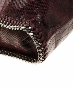 Wholesale โค๏ธ Stella McCartney Burgundy Faux-Python And Crocodile Embossed Leather Falabella Tote Bag For ๐ฉ Women ๐ 22 Wholesale โค๏ธ Stella McCartney Burgundy Faux-Python And Crocodile Embossed Leather Falabella Tote Bag For ๐ฉ Women ๐ -Stella McCartney Shop luxury women stella mccartney used handbags p186869 010