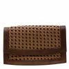 Hot Sale 👍 Stella McCartney Woven Faux Leather Flap Clutch For 👩 Women 🌟 -Stella McCartney Shop luxury women stella mccartney used handbags p194330 007