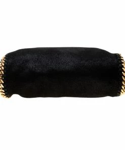 Top 10 🎁 Stella McCartney Black Faux Leather Mini Falabella Shaggy Deer Tote For 👩 Women ✨ -Stella McCartney Shop luxury women stella mccartney used handbags p196938 012