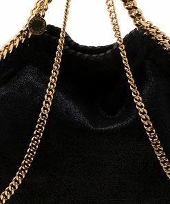 Top 10 🎁 Stella McCartney Black Faux Leather Mini Falabella Shaggy Deer Tote For 👩 Women ✨ -Stella McCartney Shop luxury women stella mccartney used handbags p196938 1558156603 014