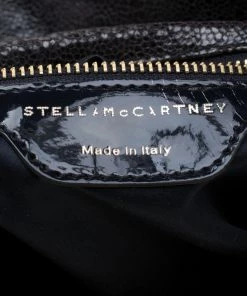 Top 10 ❤️ Stella McCartney Navy Blue Faux Leather Double Zip Clutch For 👩 Women ⭐ -Stella McCartney Shop luxury women stella mccartney used handbags p196975 003