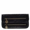 Top 10 ❤️ Stella McCartney Navy Blue Faux Leather Double Zip Clutch For 👩 Women ⭐ -Stella McCartney Shop luxury women stella mccartney used handbags p196975 012