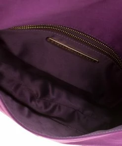 Wholesale 🔥 Stella McCartney Purple Satin Double Zip Clutch For 👩 Women 🎉 -Stella McCartney Shop luxury women stella mccartney used handbags p196978 004