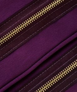 Wholesale 🔥 Stella McCartney Purple Satin Double Zip Clutch For 👩 Women 🎉 -Stella McCartney Shop luxury women stella mccartney used handbags p196978 010