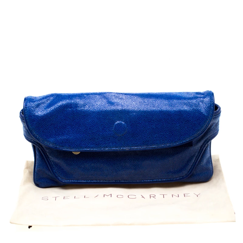 Buy ๐ Stella McCartney Blue Faux Leather Appaloosa Clutch For ๐ฉ Women ๐ฅฐ 12 Buy ๐ Stella McCartney Blue Faux Leather Appaloosa Clutch For ๐ฉ Women ๐ฅฐ - Image 10