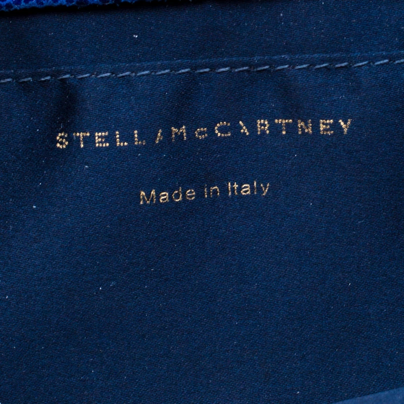 Buy ๐ Stella McCartney Blue Faux Leather Appaloosa Clutch For ๐ฉ Women ๐ฅฐ 11 Buy ๐ Stella McCartney Blue Faux Leather Appaloosa Clutch For ๐ฉ Women ๐ฅฐ - Image 9