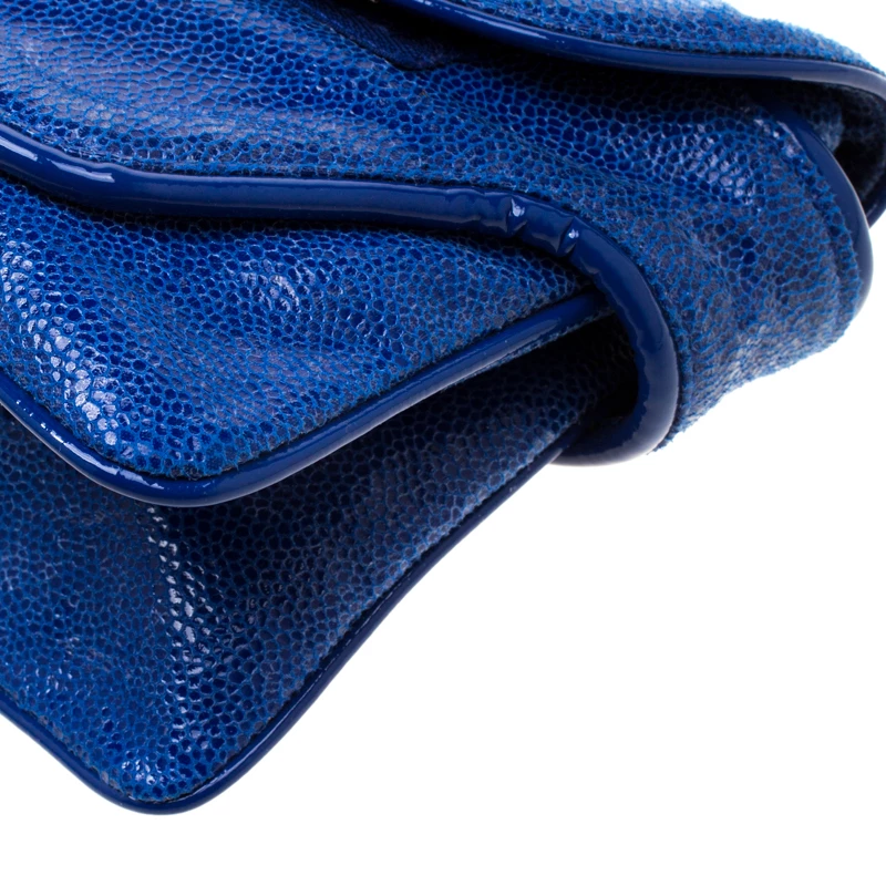 Buy ๐ Stella McCartney Blue Faux Leather Appaloosa Clutch For ๐ฉ Women ๐ฅฐ 14 Buy ๐ Stella McCartney Blue Faux Leather Appaloosa Clutch For ๐ฉ Women ๐ฅฐ - Image 12