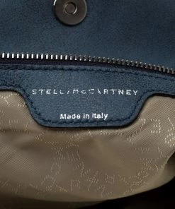 Deals 🔔 Stella McCartney Dark Green Faux Leather Small Falabella Tote For 👩 Women ✔️ -Stella McCartney Shop luxury women stella mccartney used handbags p200550 003