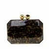 Discount 🎁 Stella McCartney Black/Brown Plexiglass Lucia Clutch For 👩 Women 🥰
