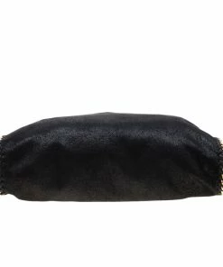 Discount ✨ Stella McCartney Black Faux Leather Medium Falabella Fold Over Tote For 👩 Women 💯 -Stella McCartney Shop luxury women stella mccartney used handbags p206386 012