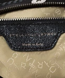 Flash Sale 🔔 Stella McCartney Black Faux Leather Bucket Bag For 👩 Women ✔️ -Stella McCartney Shop luxury women stella mccartney used handbags p216636 004