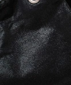 Flash Sale 🔔 Stella McCartney Black Faux Leather Bucket Bag For 👩 Women ✔️ -Stella McCartney Shop luxury women stella mccartney used handbags p216636 009